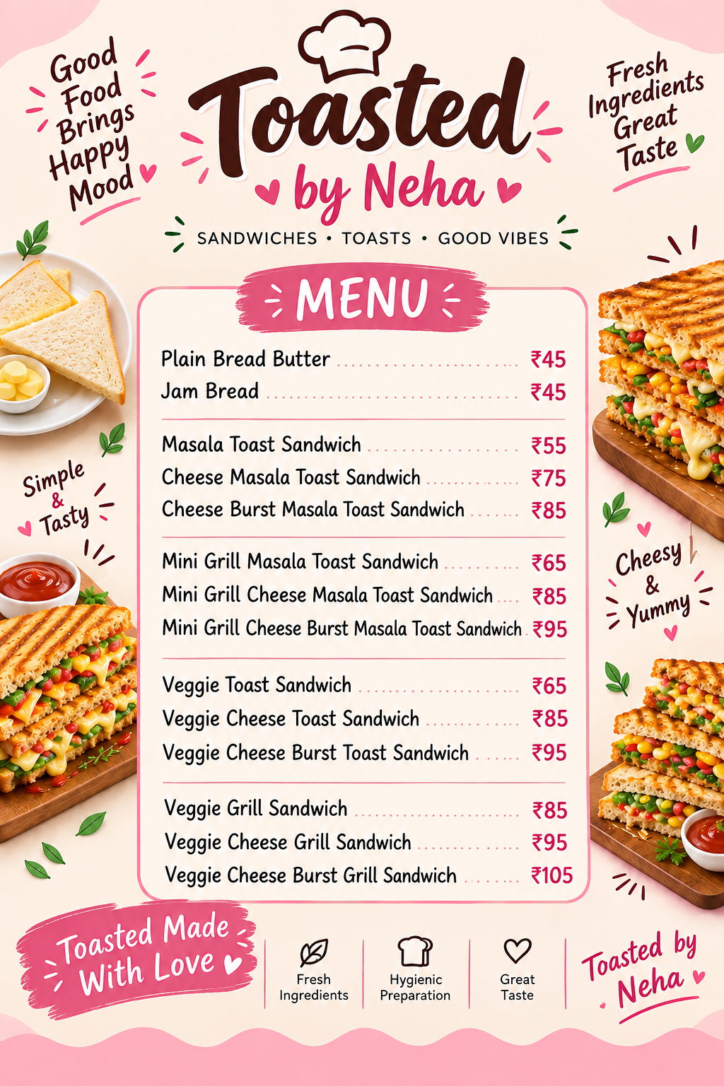 Toasted by neha